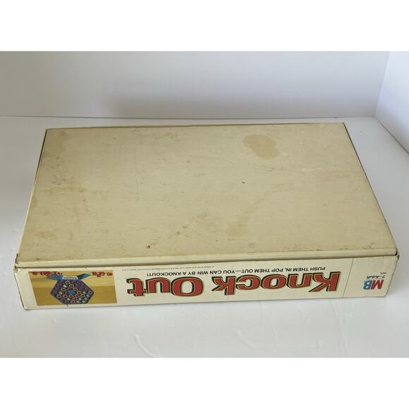 Vintage 1975 MB Knock Out Game Complete – Hex Board, Pegs, Instructions - Picture 14 of 16